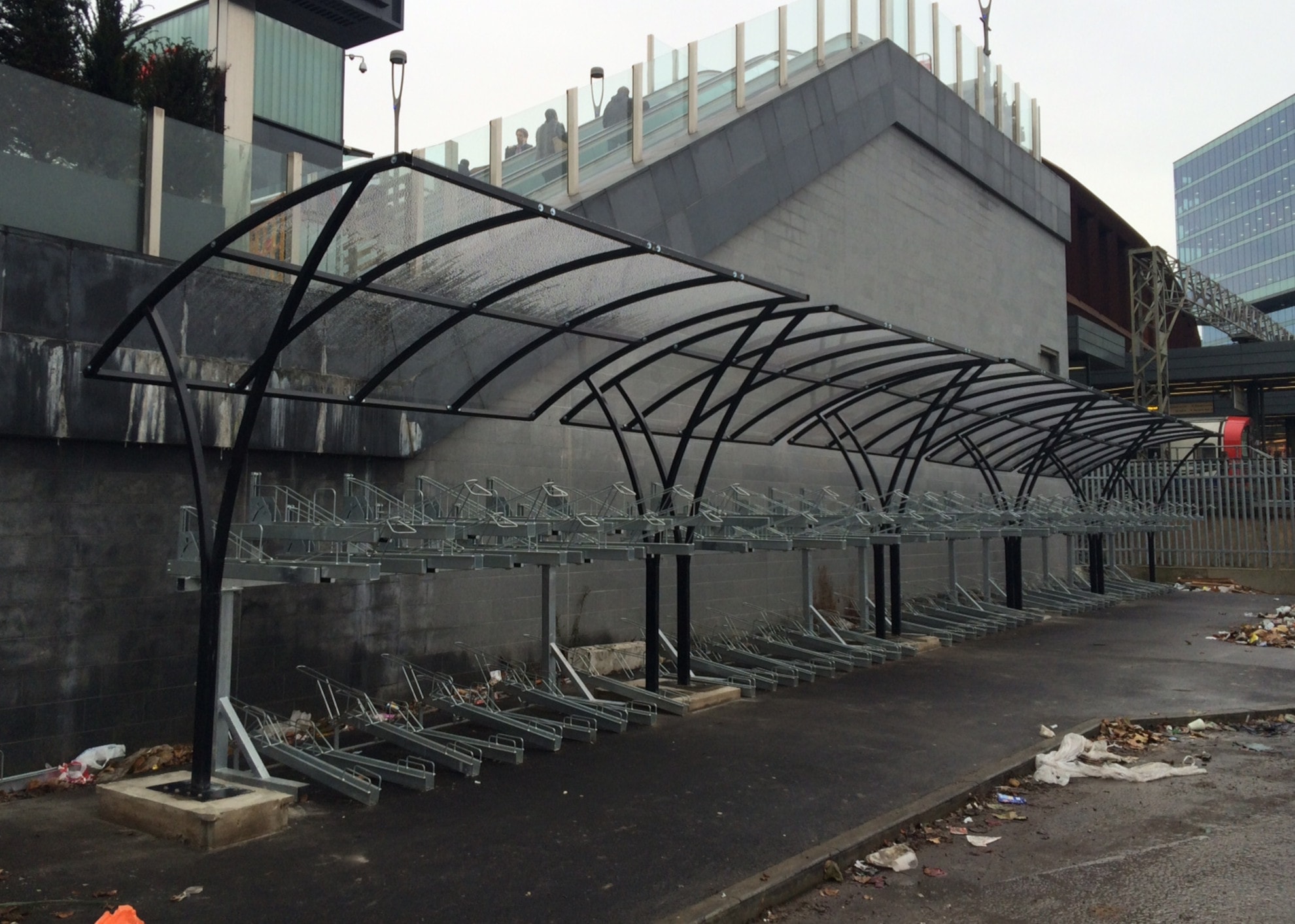 Two Tier New York Bike Shelter